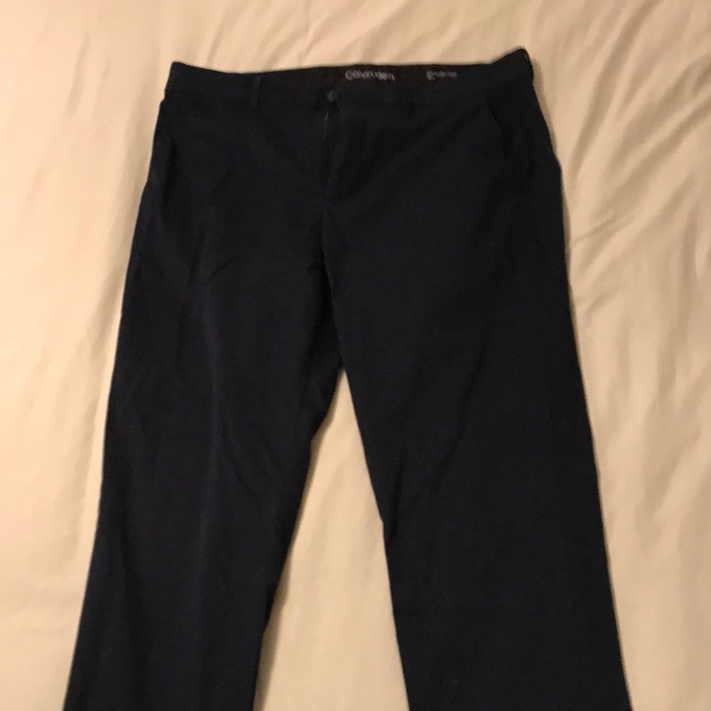Calvin Klein Infinite Flex pants Navy, Comfort and professional look Size 36x34